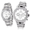 Watch White Gold Diamond 3.5ct Pltd Watches: His Set Hers and