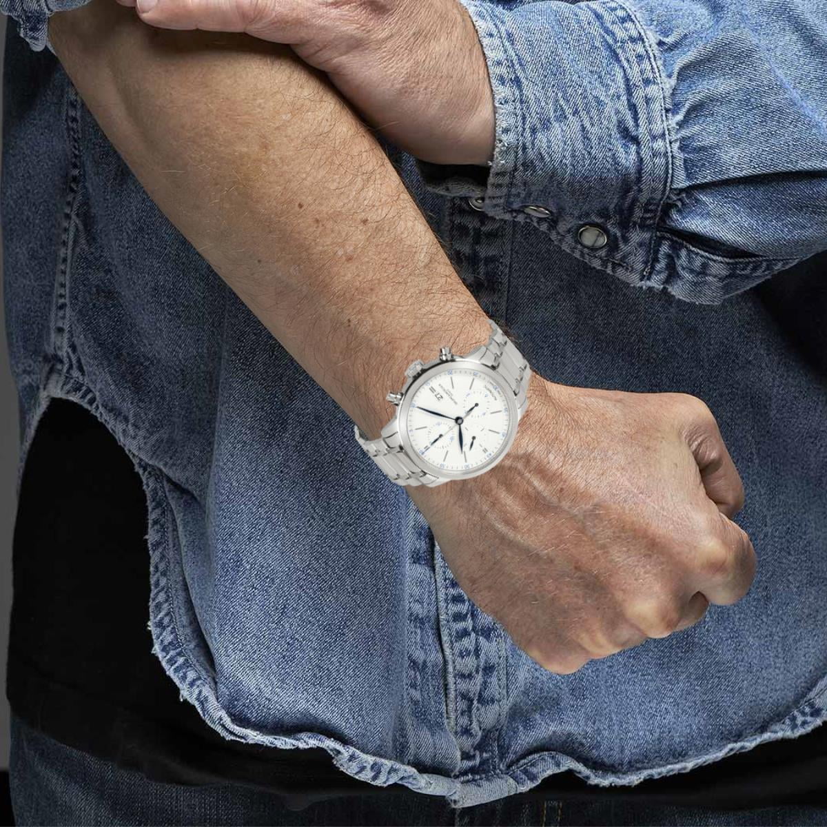 Steel MOA10331 Watch Baume Men's & Classima Mercier Pre-Owned Stainless in