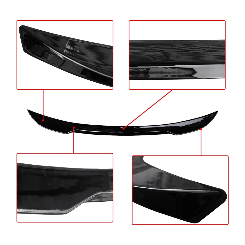 Hatchback Tail Gloss Spoiler ABS Civic for Black Rear Honda NINTE 2022-2023 Wing Trunk 11th