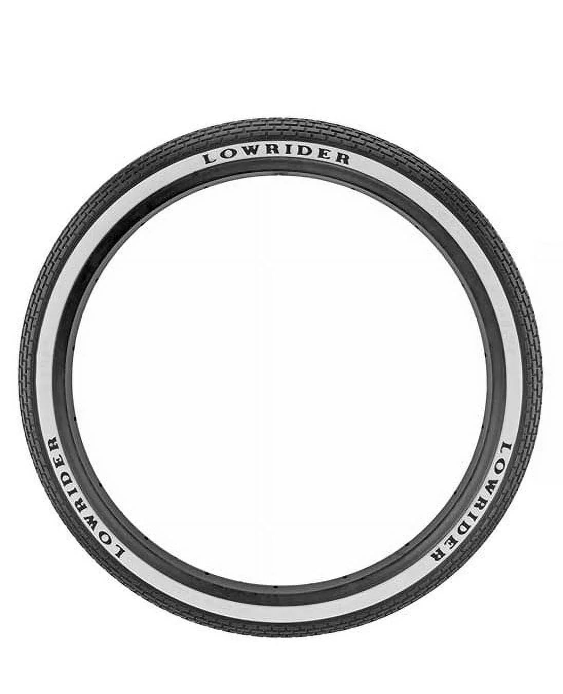 Tire 1.75 Side HF-120A. x Black/White Bike Wall Duro Letter 20 Raised Lowrider