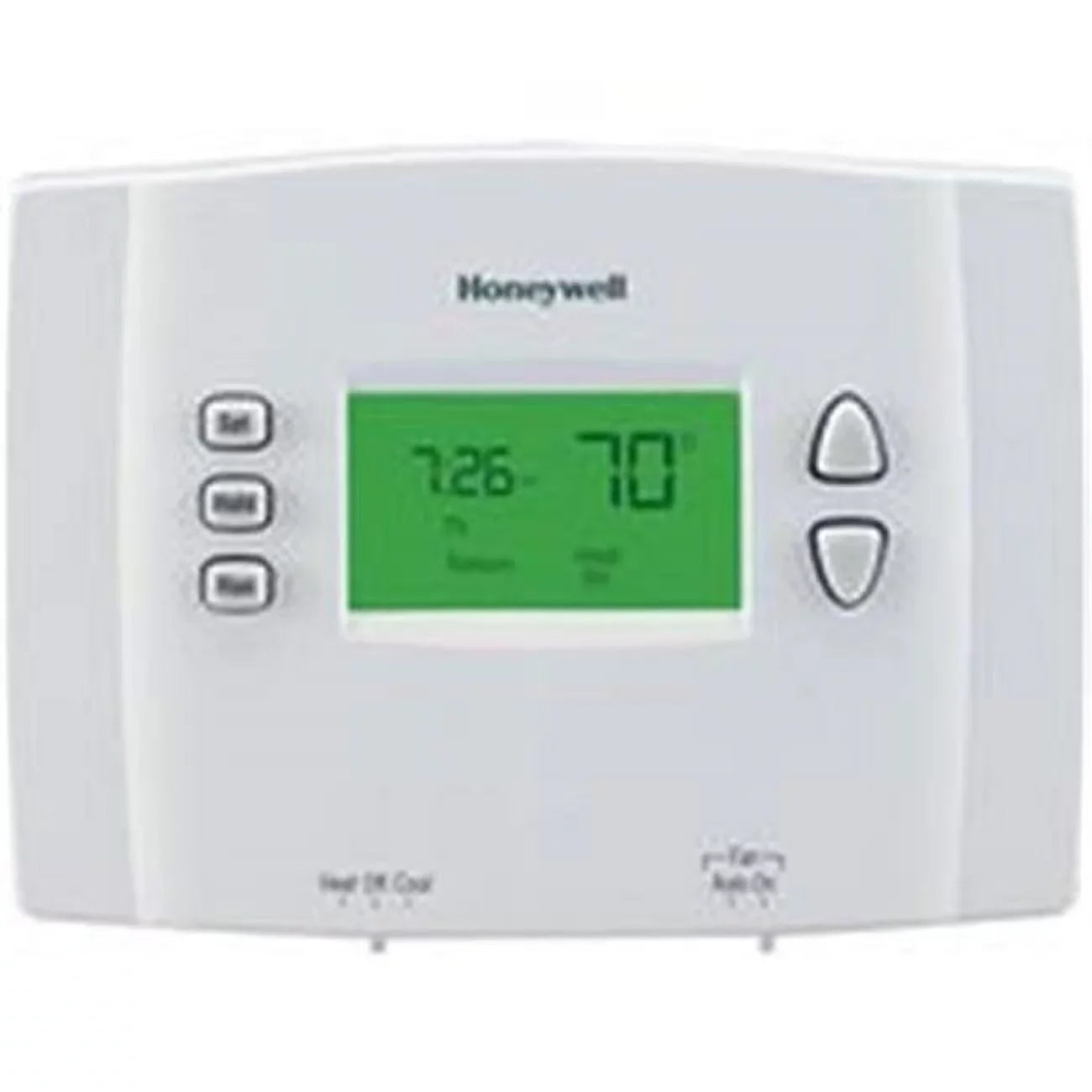White 5-1-1 Thermostat, Programmable Day Electronic