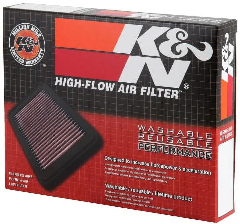 Premium, Skyline K&N V6 2007-2019 Washable, FairladyZ, Replacement High Engine Performance, G37, (370Z, 370 33-2399 GT, Q60, Air QX50, Filter: Q40, Nissan/Infiniti/Suzuki/Fiat EX37), Filter:
