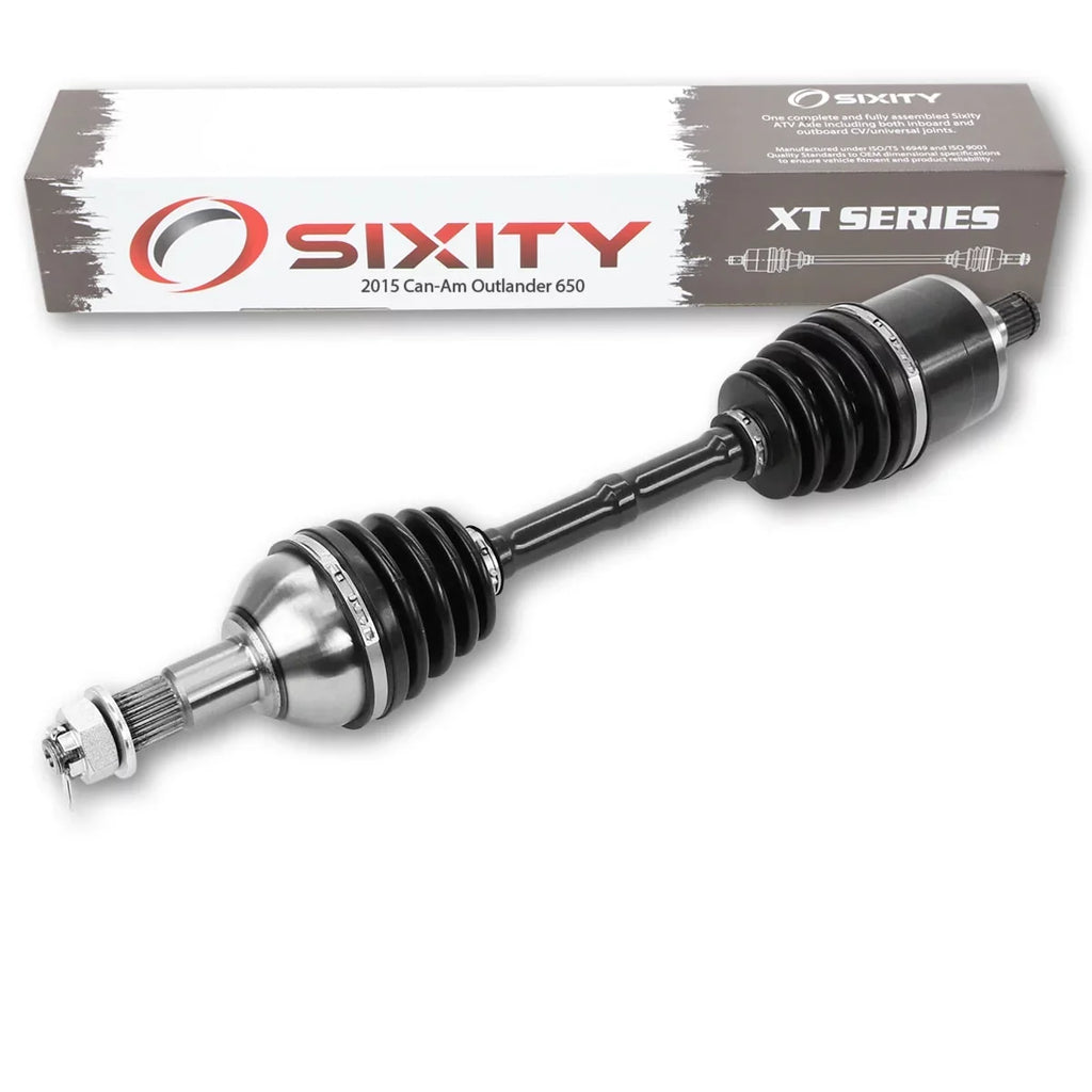 '- EFI Left Sixity 650 XT 2015 Can-Am 4X4 compatible Outlander Axle Rear with