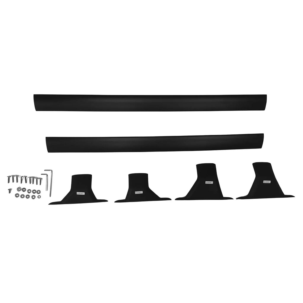 Carrier Top Black Roof Navigator 2018-2024 With & Luggage Cargo Lincoln Aluminum Rack Rack Bar Compatible 6PCS Expedition Ikon Motorsports Cross Roof