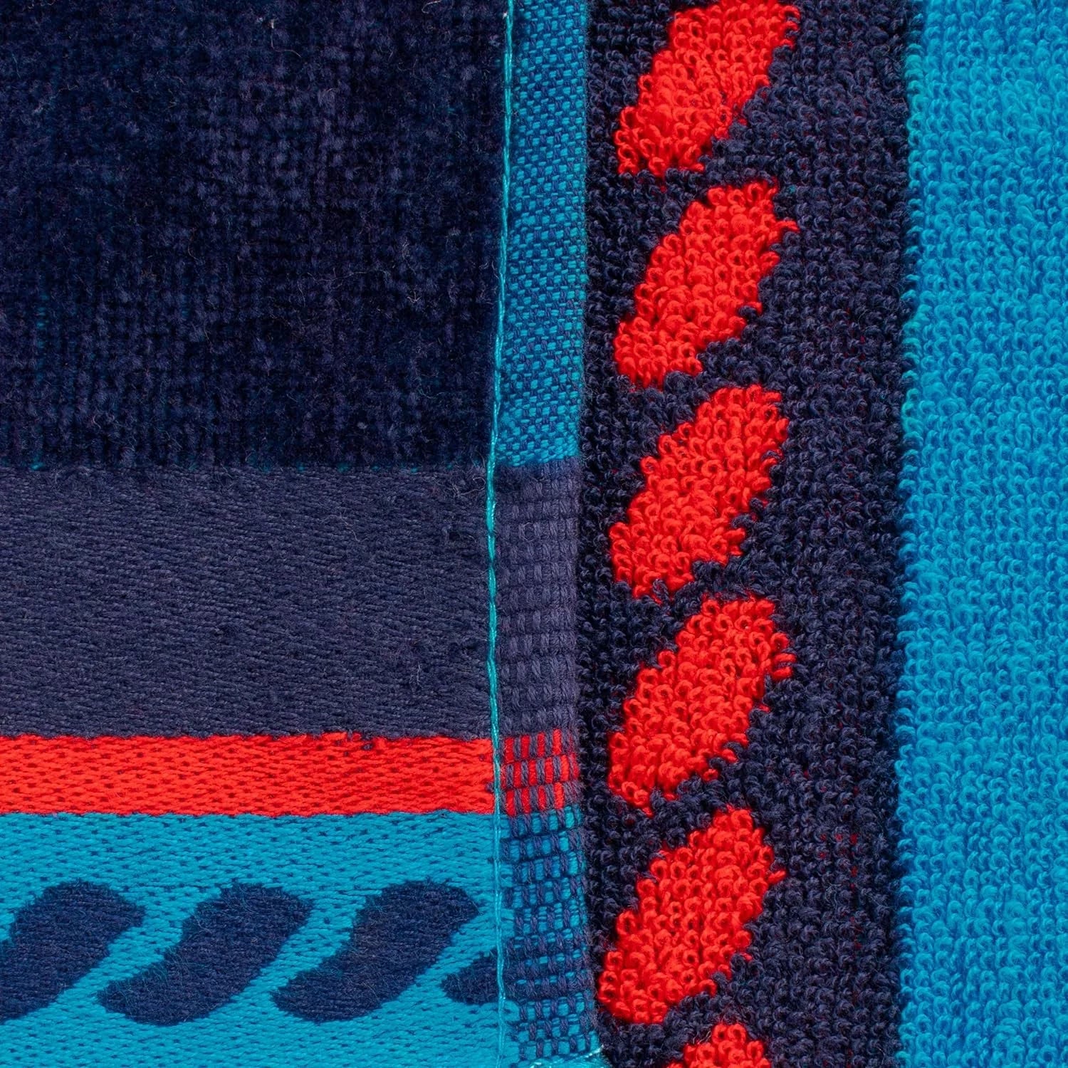 Towel Striped Absorbent, Beach X Sailing Pool, Travel, 34" Adults, Quick 2 Bathroom, Swimming, Kids, Camping, Dry, Shower, Blue/Red/White, Cotton Collection, Set Vacation, Piece For 64",