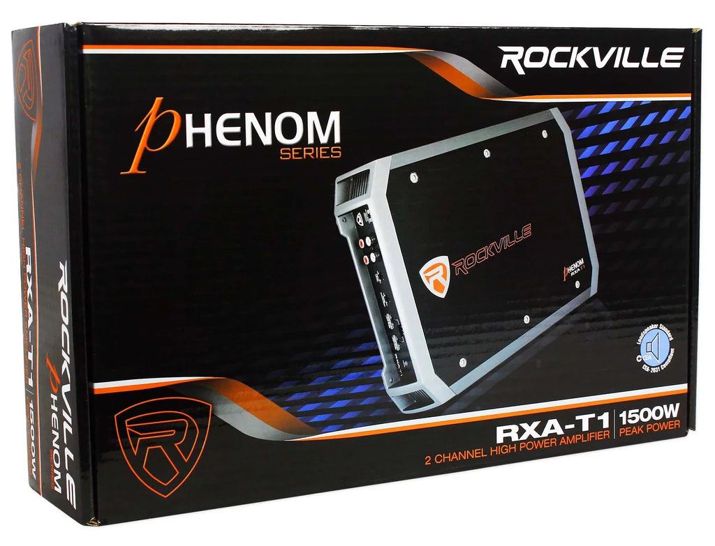 3-Way Kit 6x9” Car Speakers+2-Ch 900w Polk MM692 (2) Audio Amp+Wire Audio/Marine