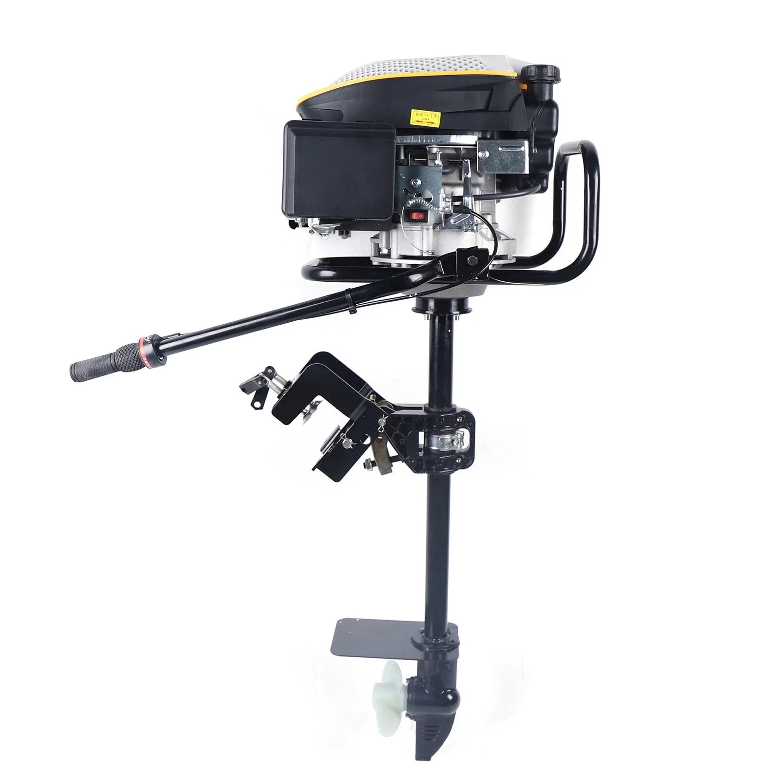 Engine Boat Boat 9 TAS Outboard System Motor Ignition 4 CC Air Cylinder Heavy 225 Stroke Cooling Miumaeov Engine 3600 r/min Single HP Fishing Marine Duty with Engine