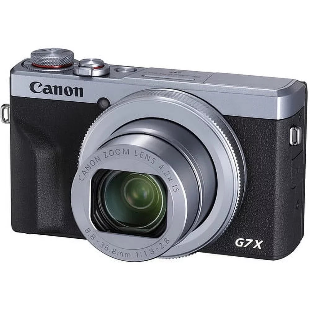 Digital International Accessories - Silver Bundle - 20.1-Megapixel Premium Mark X Canon Camera - G7 Version III - PowerShot