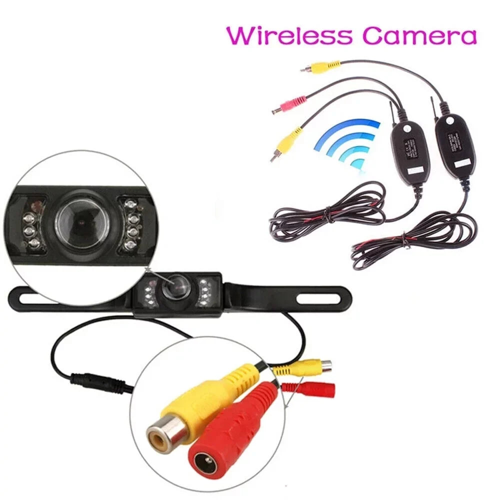 '+ Rear Vision Electronicles System Car Camera 5" HD Wireless Parking Backup View MM Night Monitor