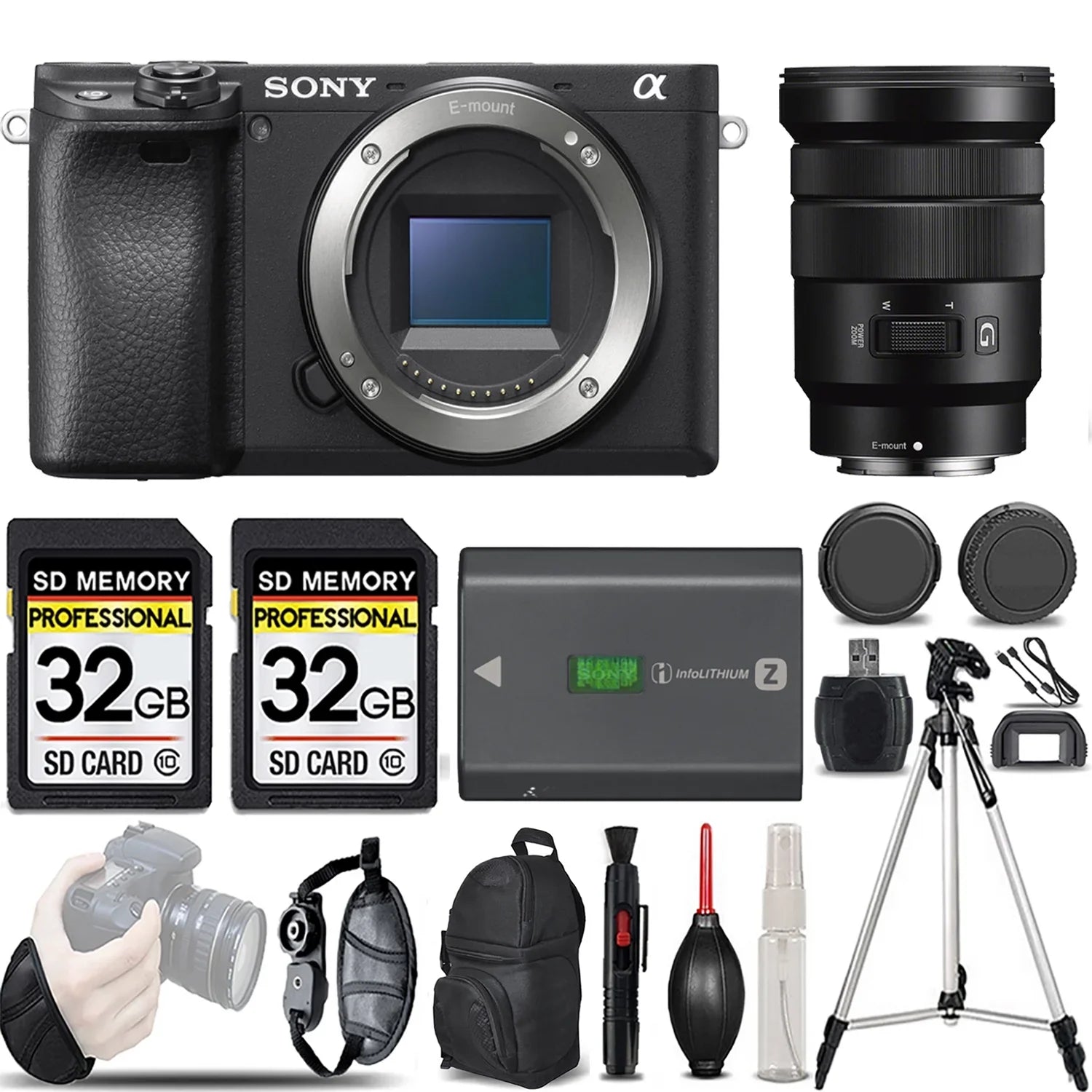 Mirrorless G -LOADED Lens f/4 a6400 KIT Camera +18-105mm OSS