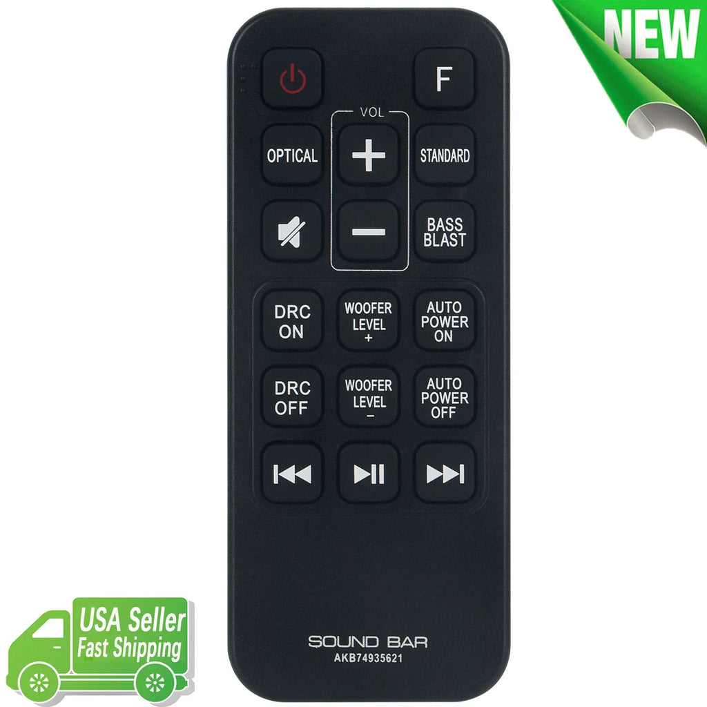 AKB74935621 for Control SPJ2B-W Sound LG Replacement Wireless SJ2 Remote Bar