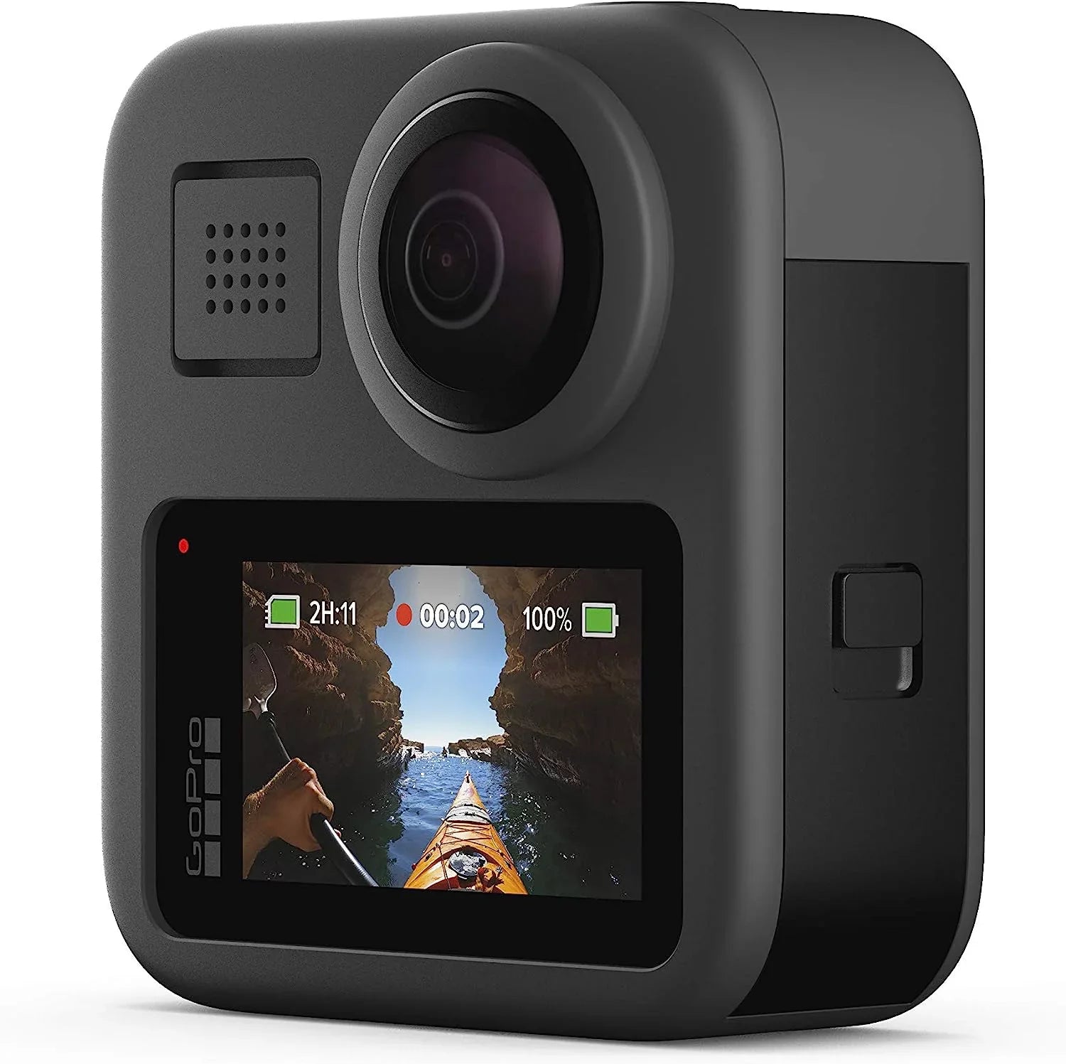 HD Spherical MAX 16.6MP GoPro Waterproof Restored (Refurbished) 360 Camera Screen Touch Traditional