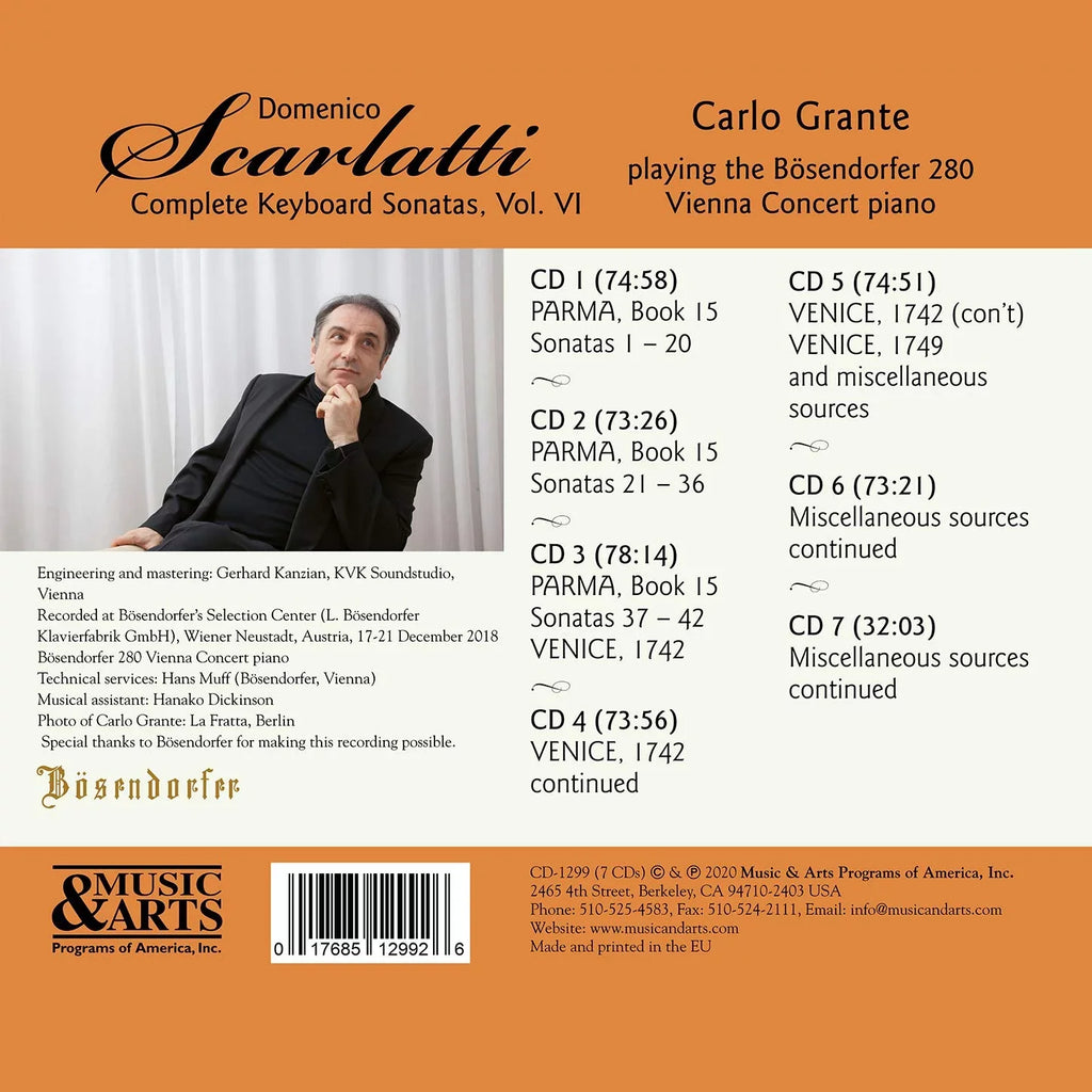 Keyboard / Sonatas Complete - - Grante CD Scarlatti 6
