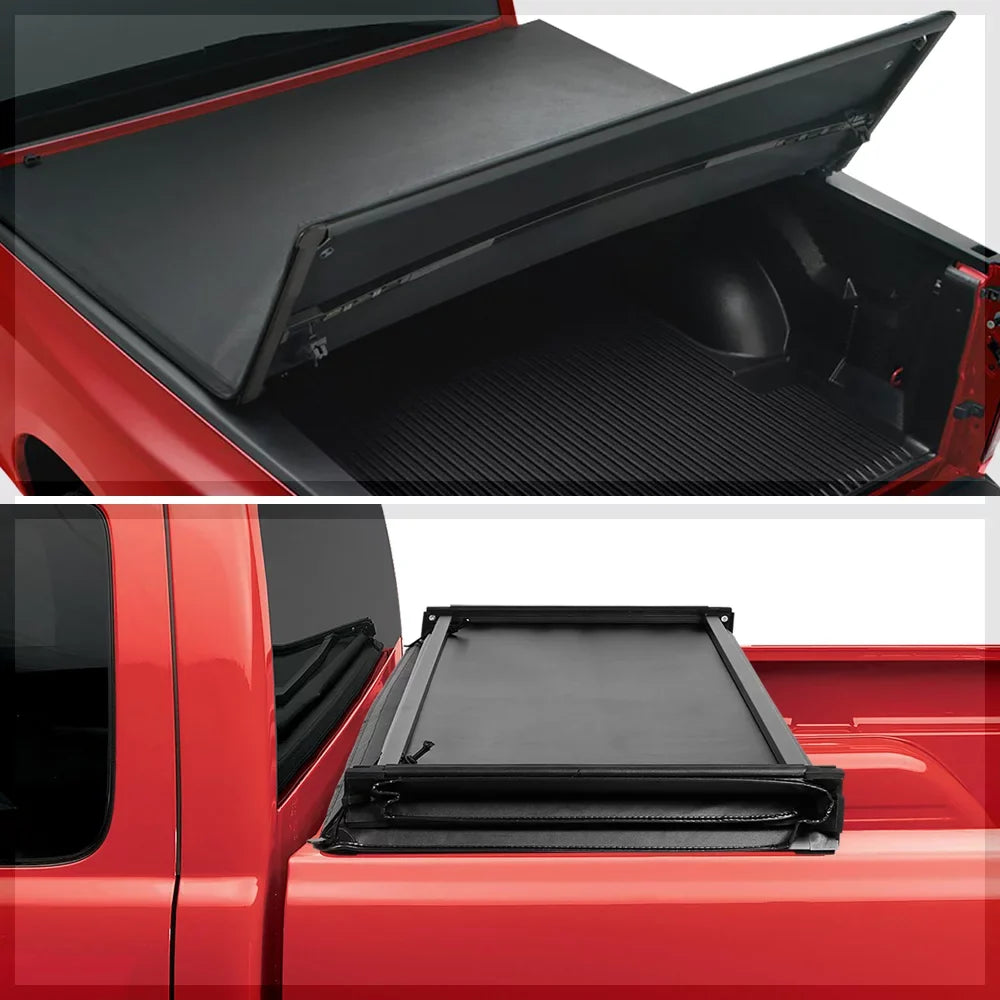 1500/2500 Soft Fits 5.7Ft 1500 2009,2011-2012 Fleetside Short Tonneau select: Cover Tri-Fold for DODGE 09-21 RAM Bed Ram