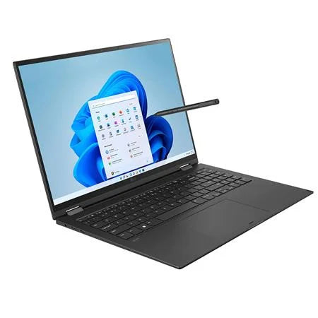 Core Windows Black gram WQXGA Home, 11 2-In-1 Evo 2.1GHz, Notebook Computer, Touchscreen 16GB RAM, i7-1260P 2TB 16" Obsidian SSD,