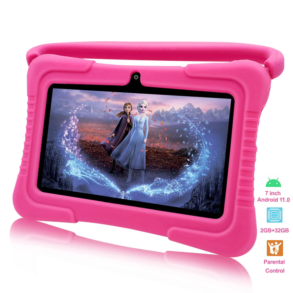 Dual Android Storage,Toddler Wifi,Parental inch Bluetooth, Play, 11 7 Tablet,32GB Learning Tablet,Antemper Camera, Kids with Control, HD Kids Pink Tablet Tablet,Kids