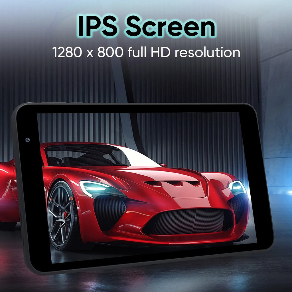 WiFi, Tablets Camera, IPS Processor 1280x800 inch with Quad-Core Tablet 4(3+1)GB Tablet 8 Bluetooth5.0(Black) 32GB Display, PC 13 RAM Dual weelikeit with Android ROM,