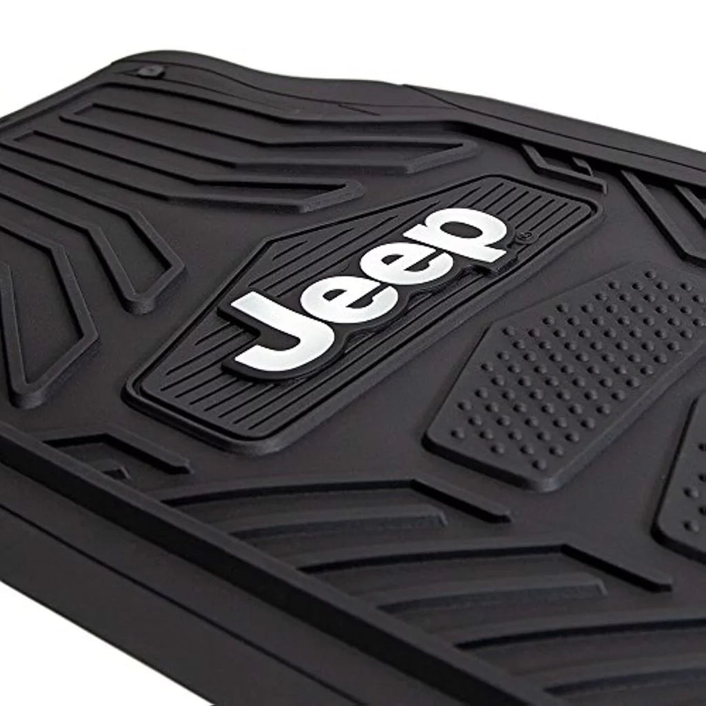 Floor Black Rubber P23-001668R01 Mat, Jeep Plasticolor