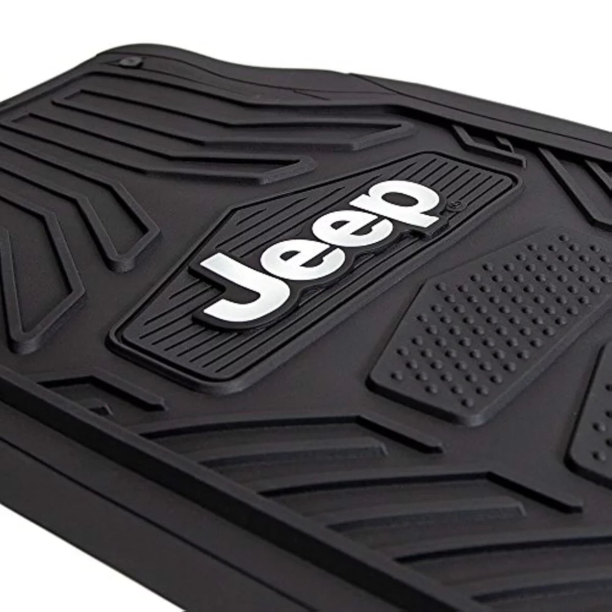 Floor Black Rubber P23-001668R01 Mat, Jeep Plasticolor