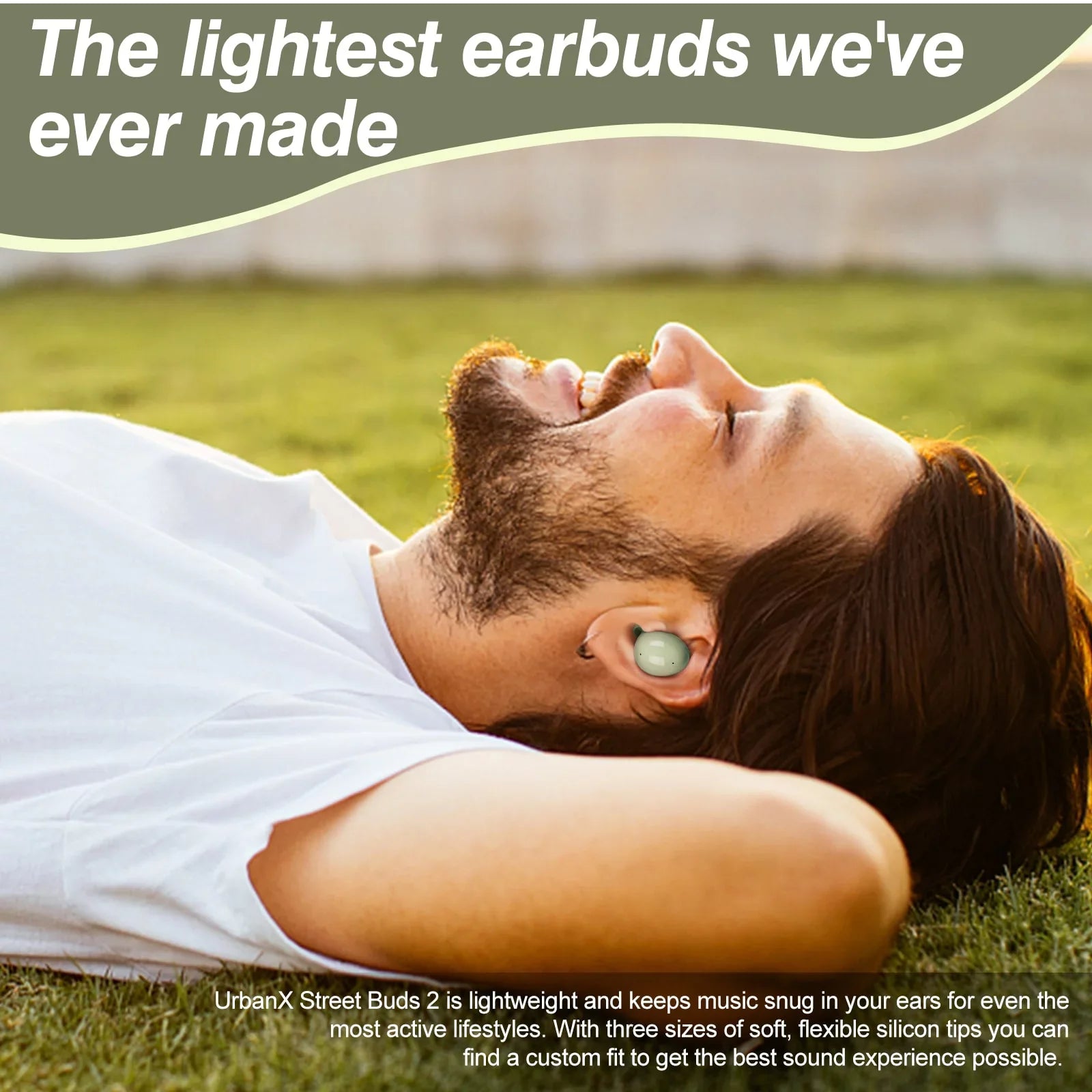 Truly Dual for 2 Buds Inspiron Isolation, Bass Wireless - - Bluetooth UrbanX Amplified Street Microphone Green with Headphones Noise and Dynamic Laptop
