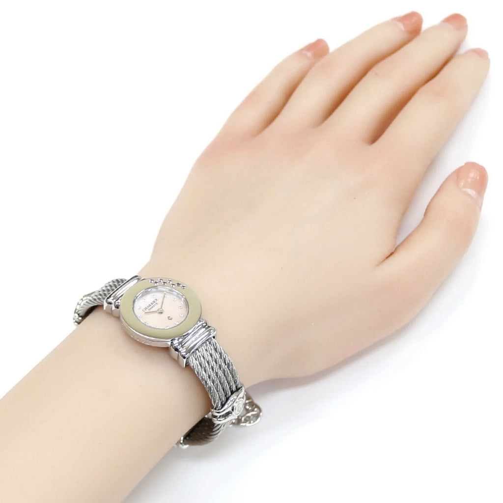 Stainless Watch Quartz Saint-Tropez Women's CHARRIOL (Good) 028ST Charriol Steel Pre-Owned