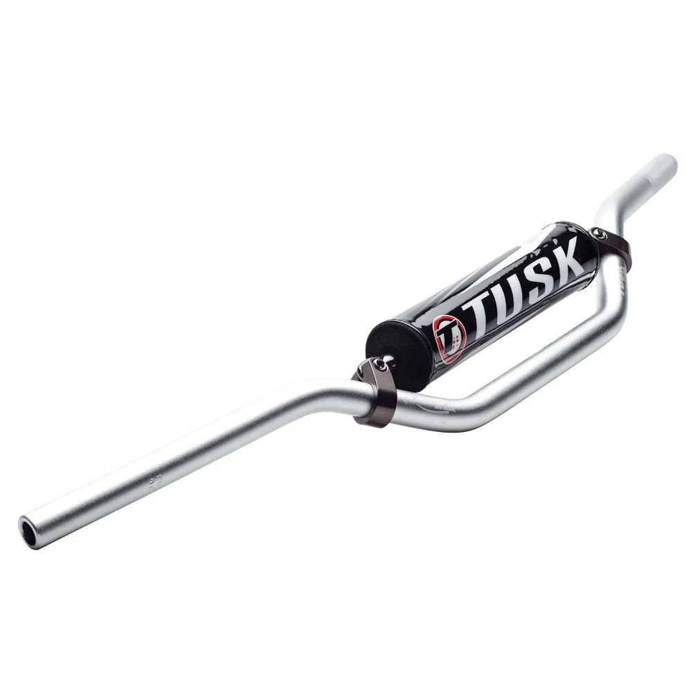Tusk 1997 LEM For CR3 Bend Silver 7/8" RM T-10 Aluminum Mini Handlebar