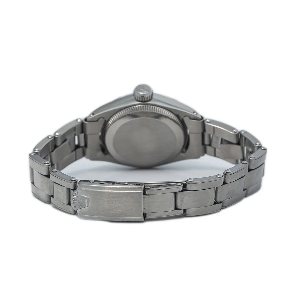6618 Ladies Stainless Automatic Silver Oyster 24mm Dial Watch Perpetual