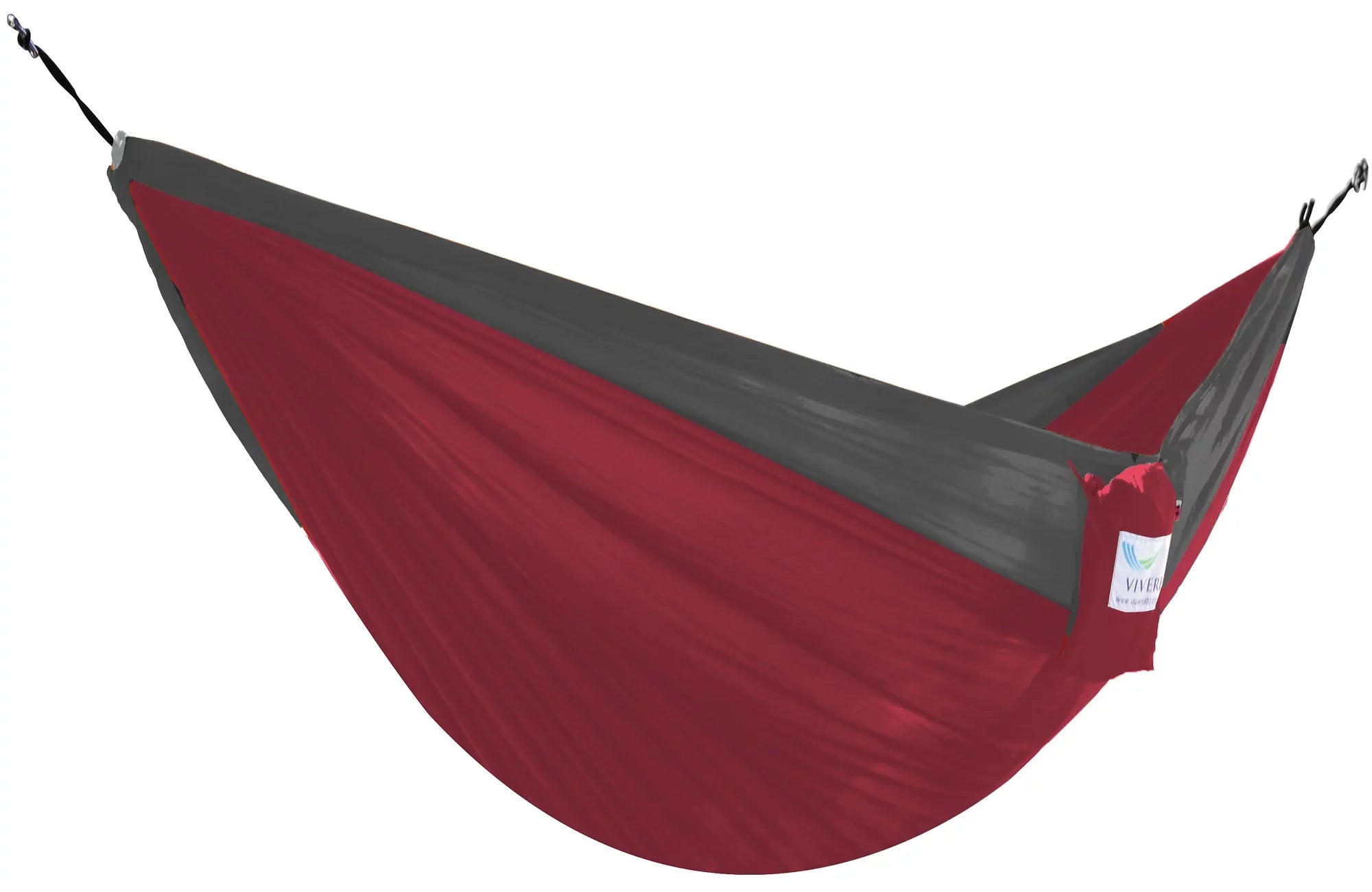 Hammock Traveler’s The Lightweight Nylon Gray Collection Red and Hamptons Heavy Duty 128"