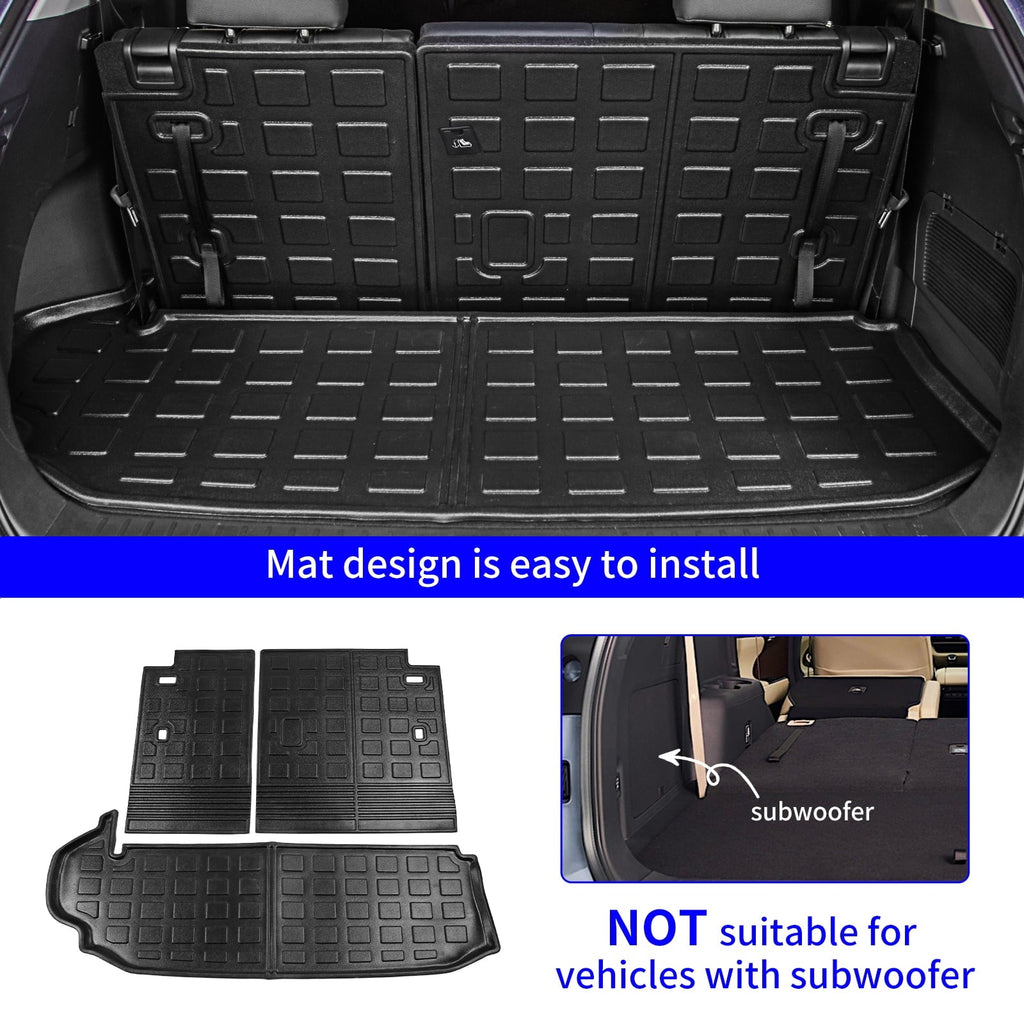 2023 2020-2024 7 Trunk Accessories Fit Liner Highlander Trunk Liner Highlander Cargo Mat Seats