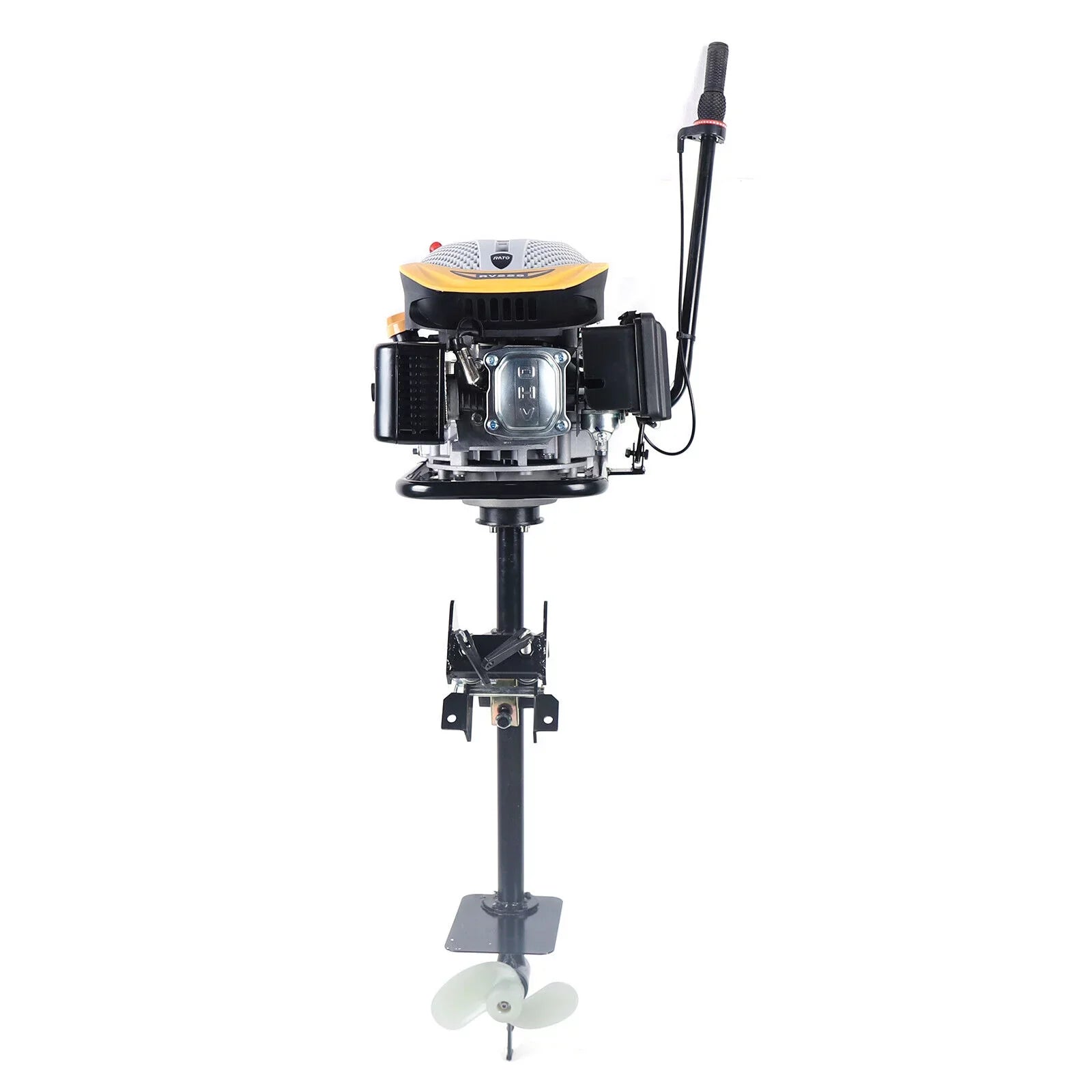 Engine Boat Boat 9 TAS Outboard System Motor Ignition 4 CC Air Cylinder Heavy 225 Stroke Cooling Miumaeov Engine 3600 r/min Single HP Fishing Marine Duty with Engine