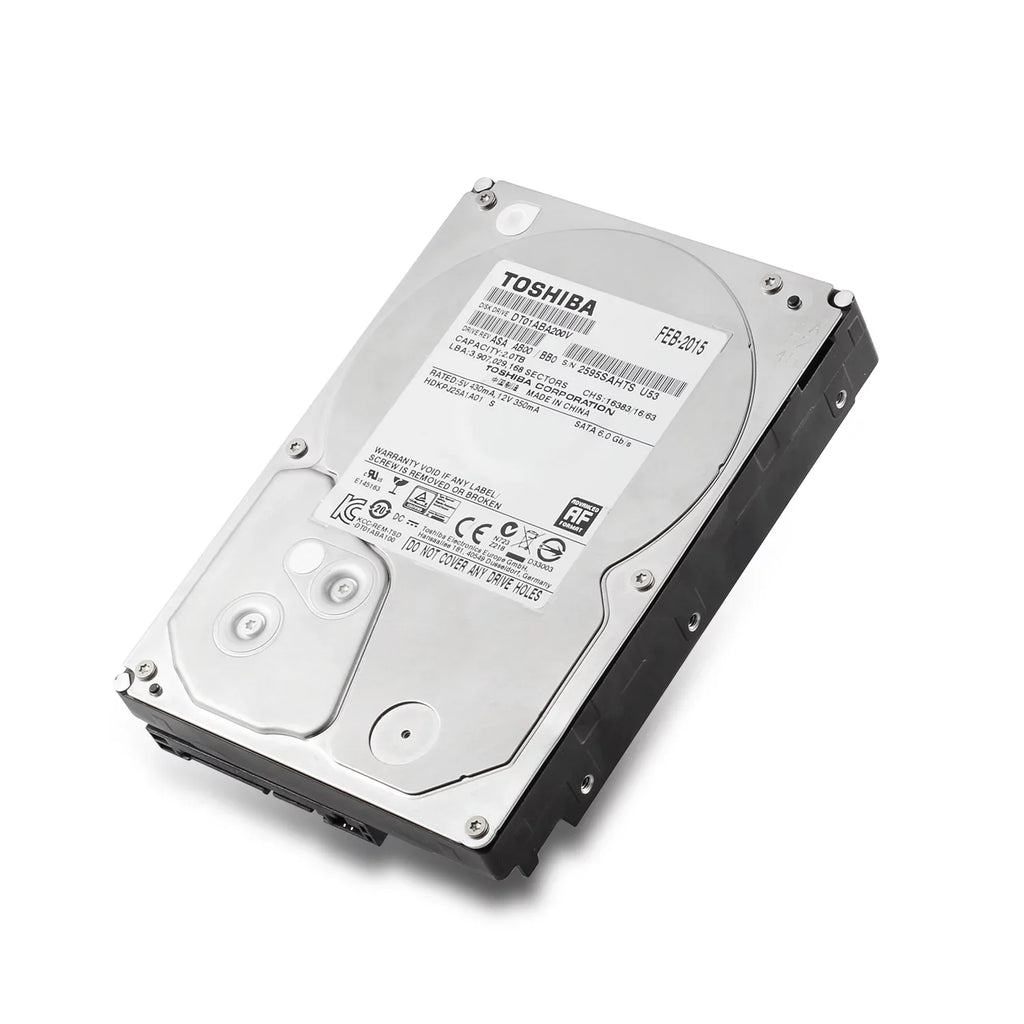 Professional Internal DVR 3.5-inch Drive 2TB Hard System, DVR/NVR Surveillance Drive Drive, for CCTV Camera Bare Hard Security