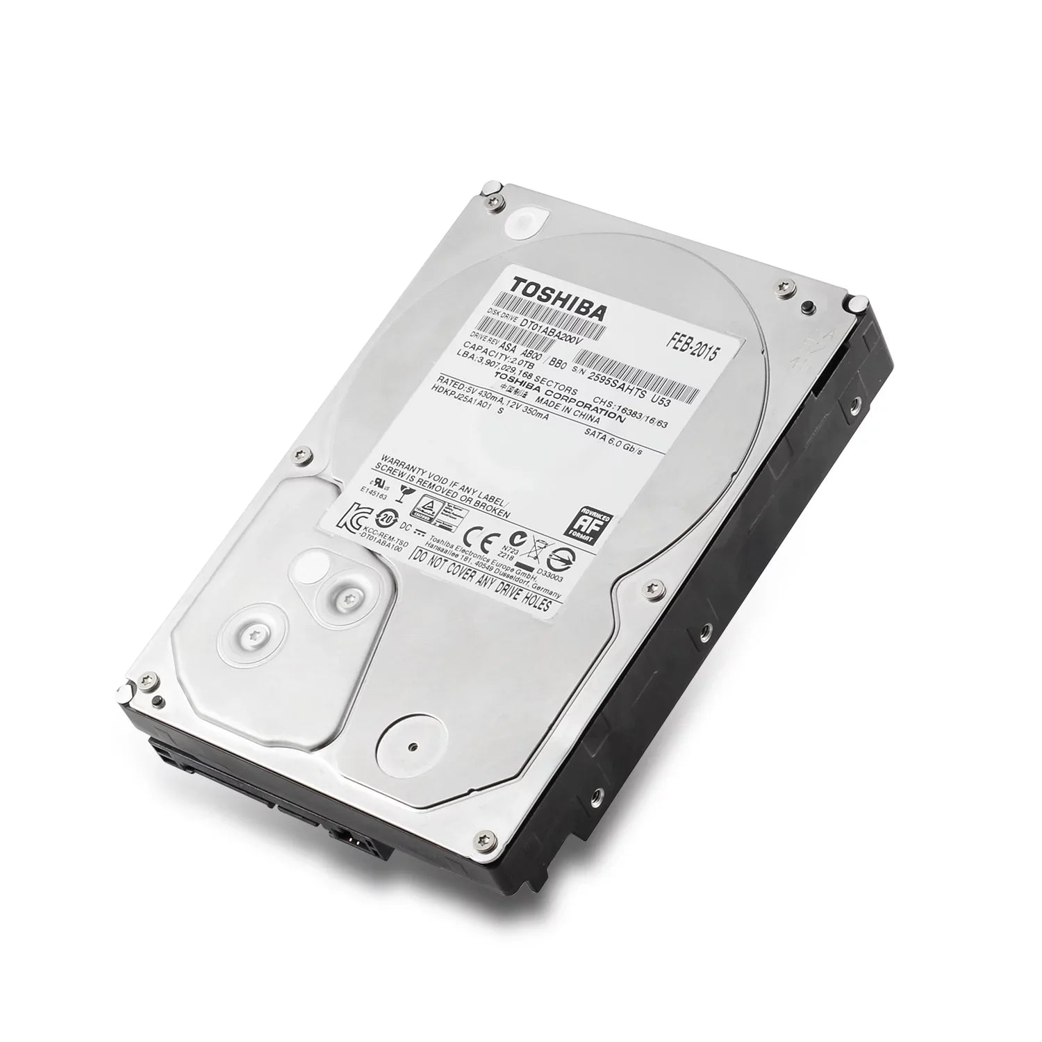 Professional Internal DVR 3.5-inch Drive 2TB Hard System, DVR/NVR Surveillance Drive Drive, for CCTV Camera Bare Hard Security