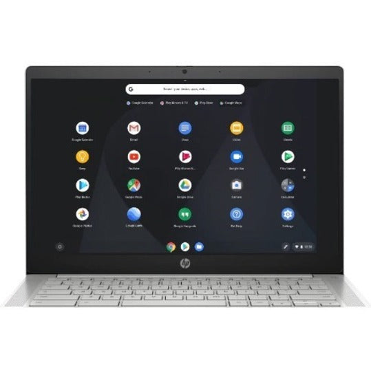 14" Restored Silver 64GB Chrome (Refurbished) 8GB OS, RAM, HP i3-10110U, Aluminum c640 Core i3 Pike SSD, Chromebook, Pro