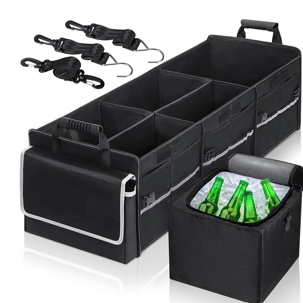 SUV Storage Multi Compartment Trunk Organizer Cargo for Truck US Car Container