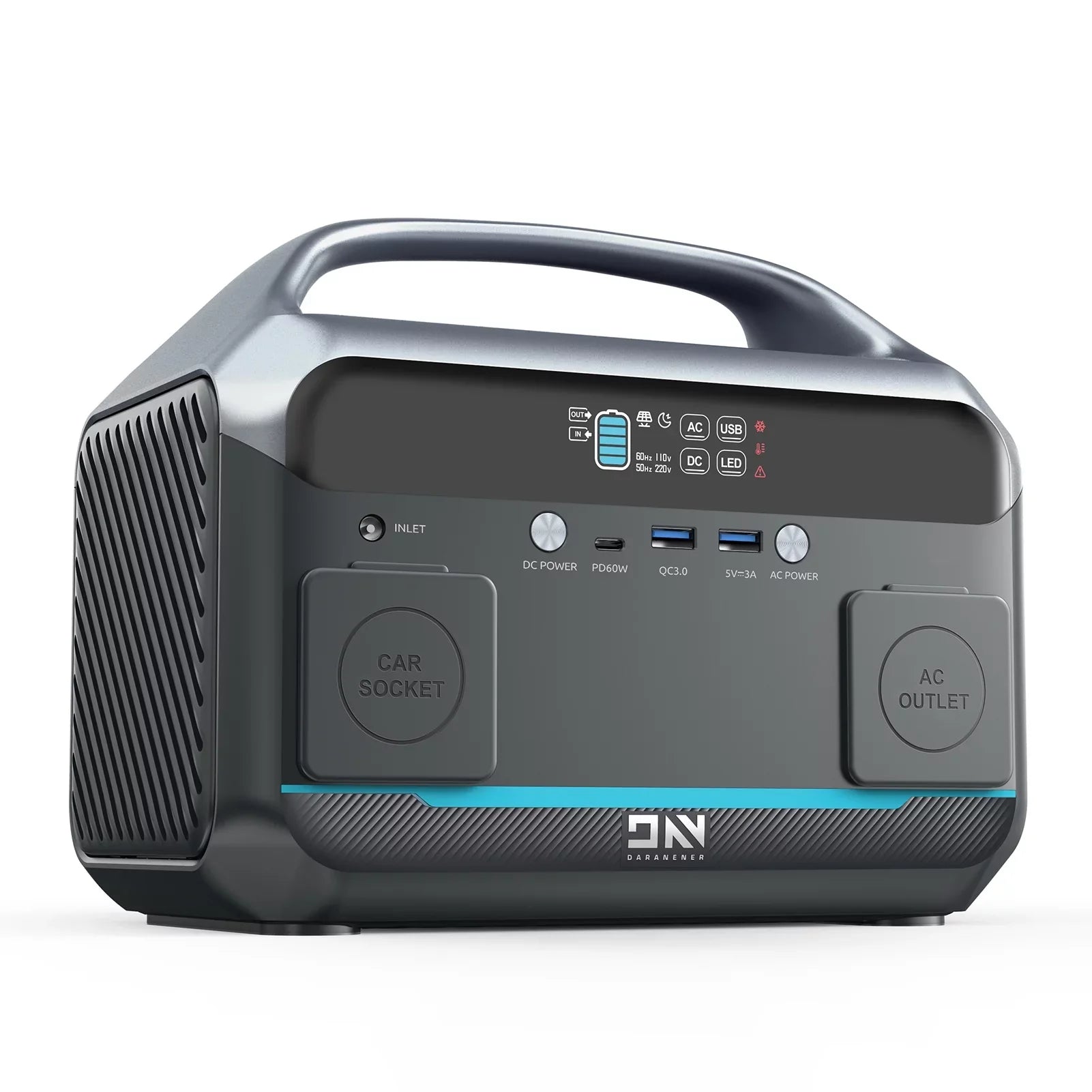 DaranEner 268.8Wh 300W Anself, by Station LiFePO4 Battery NEO300 for Backup Power Travel Portable Supply Power