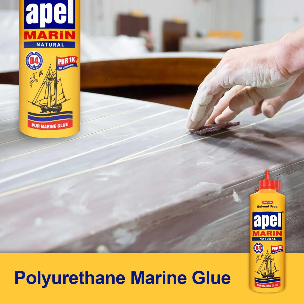 Waterline and PU Waterproof Bottle Glue 16 Marine Boats Polyurethane For Natural Below Pack) the Adhesive (1 Glue for and RVs oz. Above