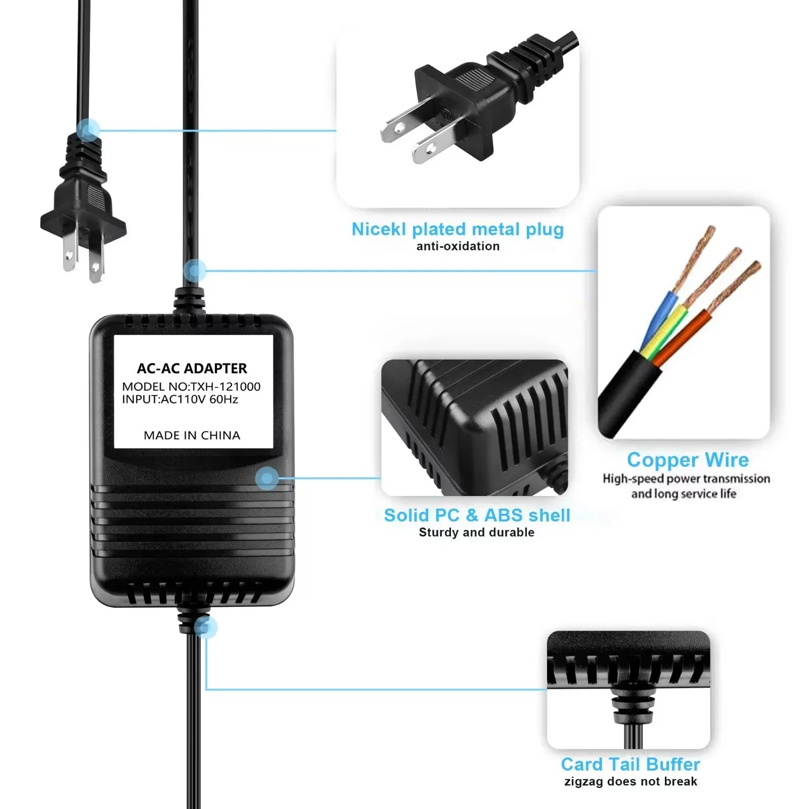 No.: No.: AC harman AC CJP-Geek compatible for Adapter / kardon / Power Model A481511 HK-02TA Part