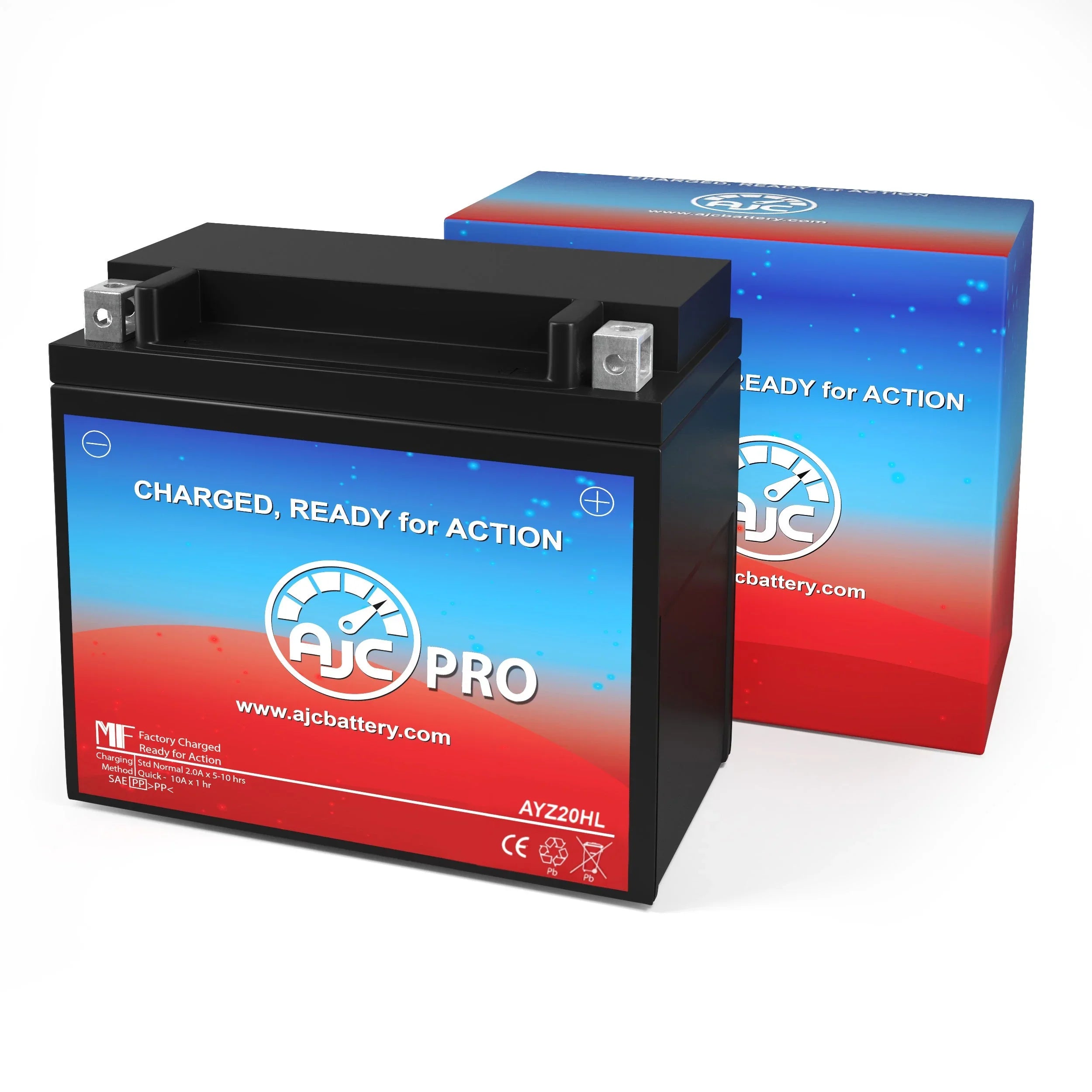 AJC Replacement Snowmobile Battery with Battery 593CC (2005) Bombardier GTx 500Ss Pro Compatible