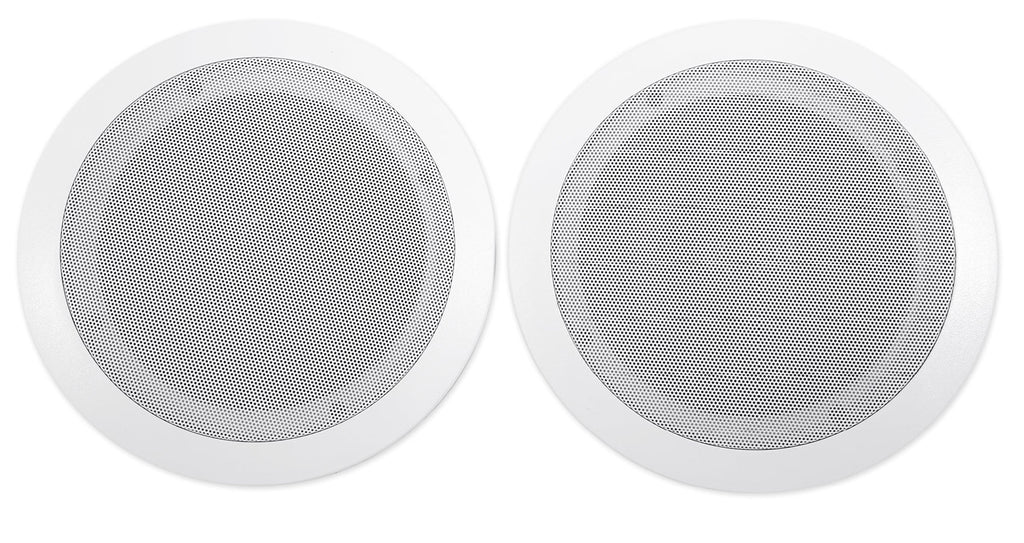 6-Zone JBL 3.5" Cube+2) Restaurant/Bar Amp+6) for and Speakers Ceiling White Pendant