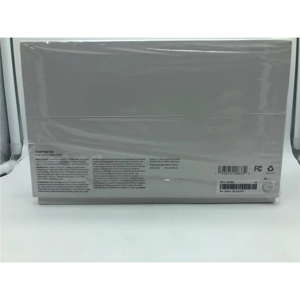 and Security for Security or Home exterior 2-Pack Indoor Battery exterior Nest Camera Cameras - Wireless Indoor | - Snow Cam