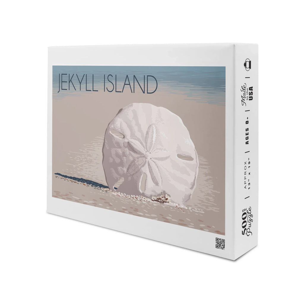 Piece in Family, USA) Georgia, Jigsaw Made Island, Puzzle Adults Jekyll Sand Premium and for inches, 500 (19x27 Dollar