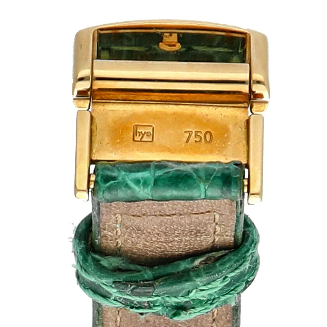Case Ladies Tesoro Dial Watch 18k L0130 Leather Yellow White Gold Tiffany&amp;Co
