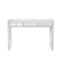 Top Vanity Impressions 3 for (Silver) Table Leah Premium Home Out Mirrored Storage , Table Pull Dressing Drawers Vanity