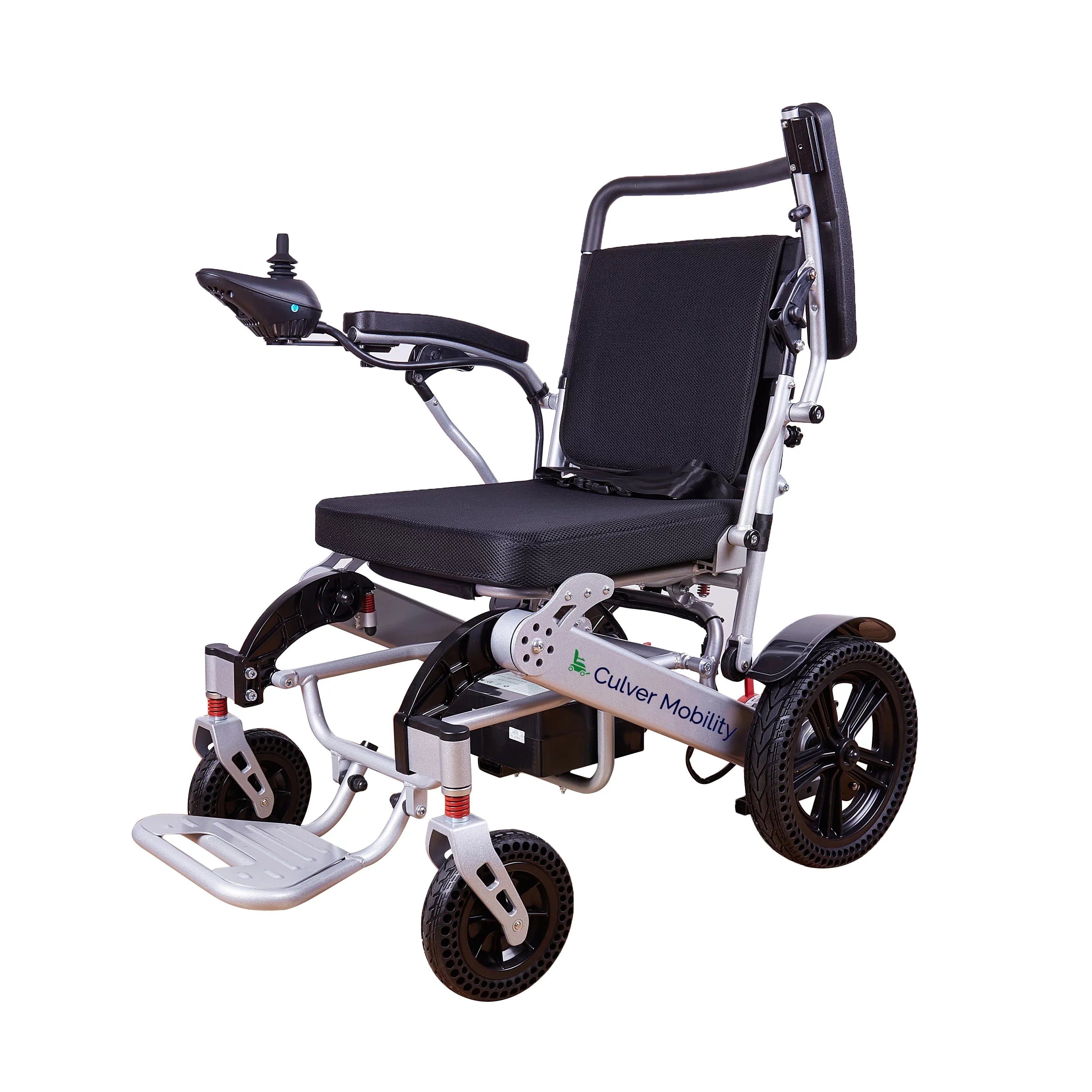 '- - Wheelchairs Mobility - Foldable - 20 SILVER Electric Lightweight Power 360lbs miles and Exclusive 500W Alton