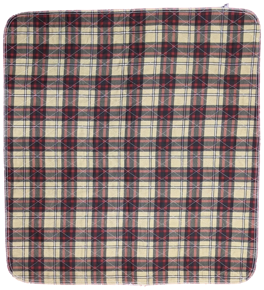 Underpad Pack Urinary 34 Pad Bed 36 Absorbent Stain x Masking for Protection Seniors Washable Incontinence Children Plaid - 24