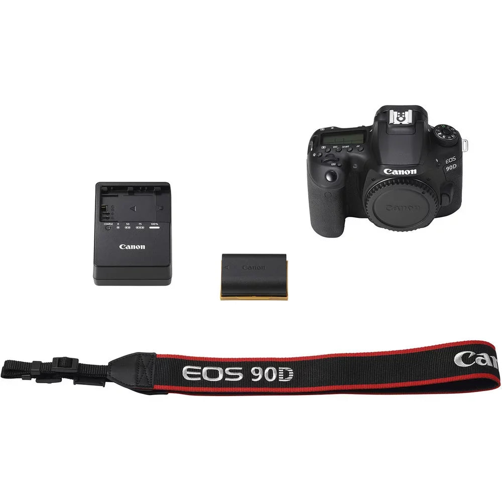 and EOS 90D 55-250mm, 10-18mm, DSLR More Sigma Soft With 18-35mm, Triple EF-S - Canon EF-S Card, Canon Set Memory Padded Camera Case, Canon Lens
