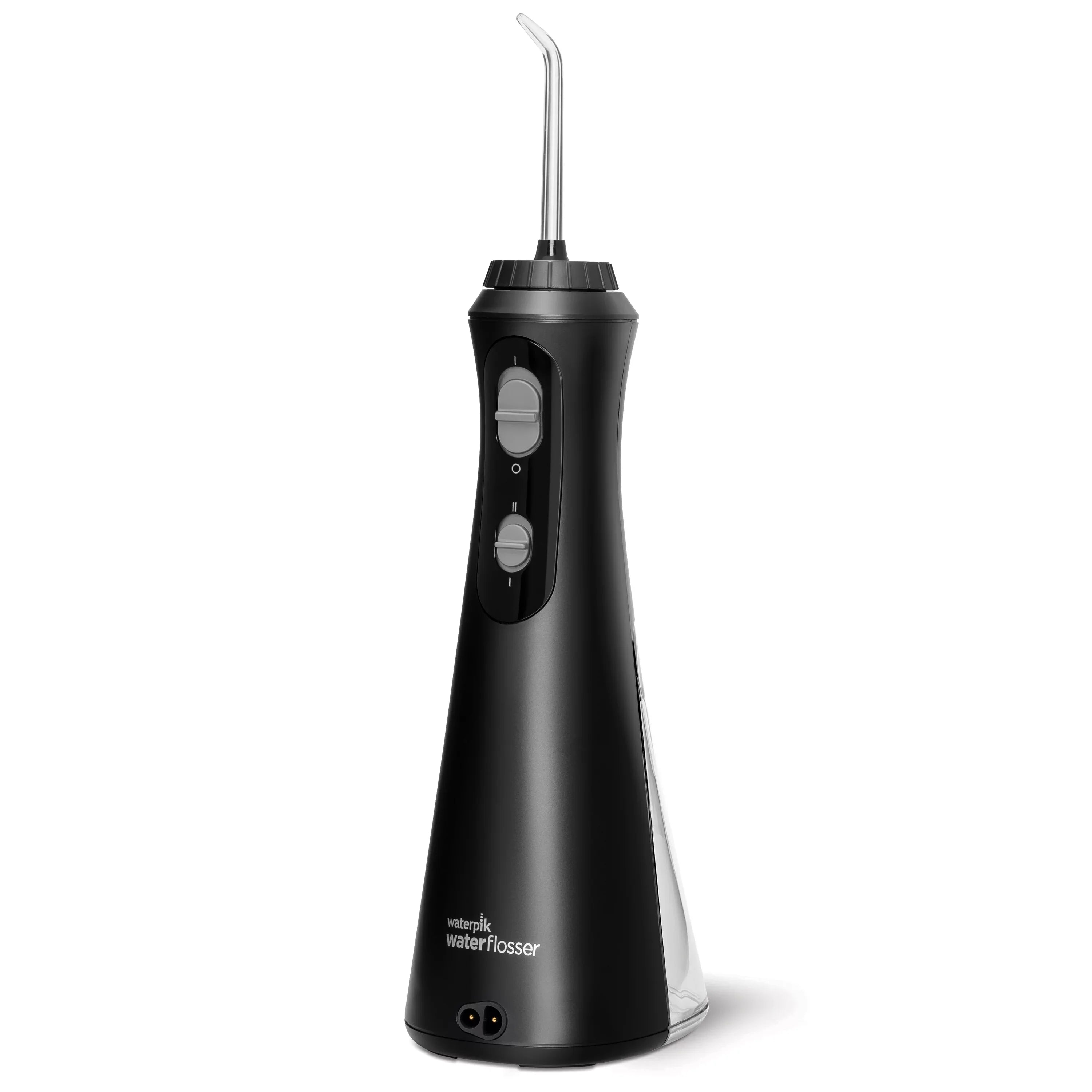 Black Waterpik Oral Portable liquid Cordless Plus Flosser Irrigator,