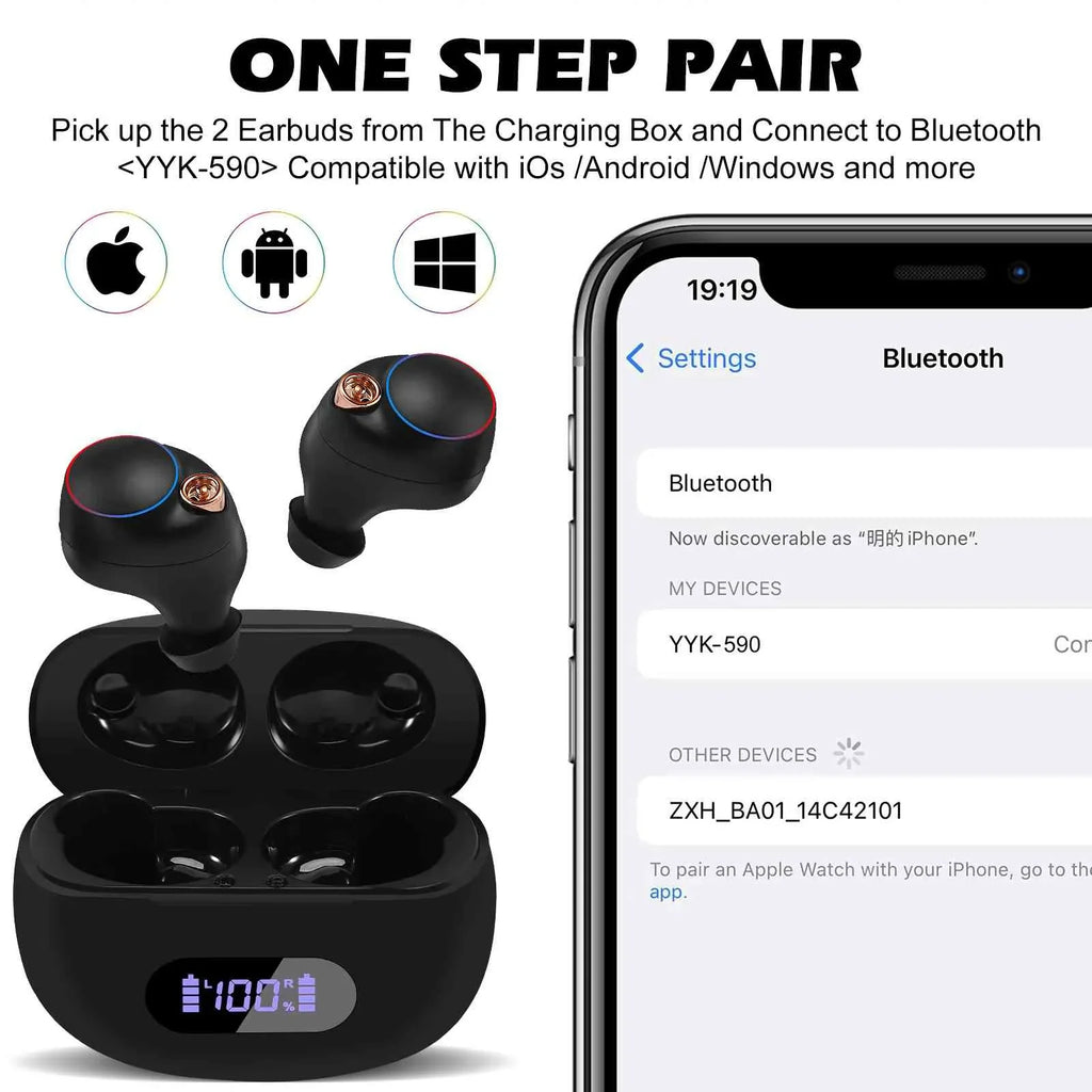 Connection, Lenovo Bluetooth UrbanX Case, Bluetooth liquid Bass IPX5 True (HD) Tab Boost Dual Resistance, Earbuds + M8 Connect, Balanced, Wireless Charging 5.2 with Compatible Black,