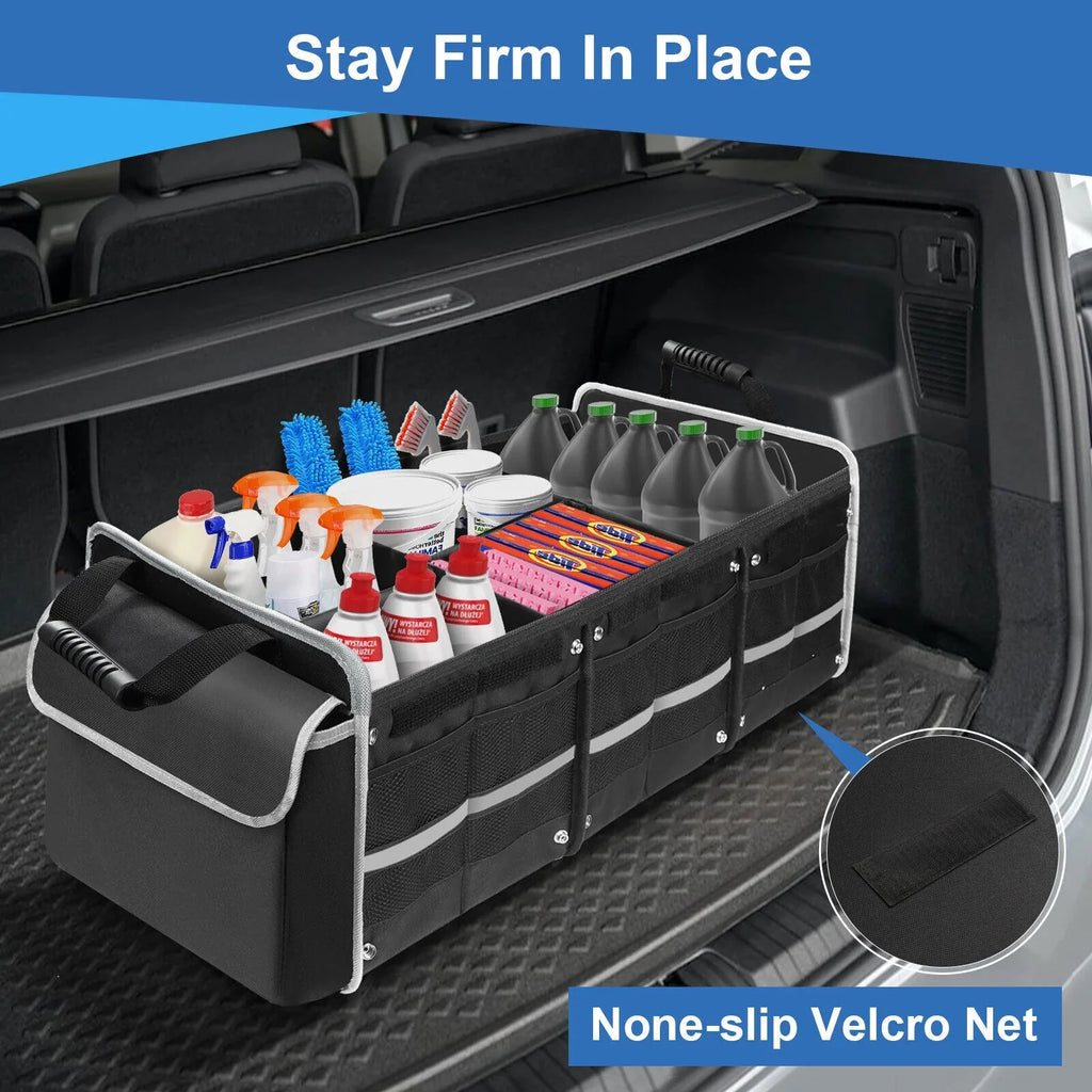SUV Storage Multi Compartment Trunk Organizer Cargo for Truck US Car Container
