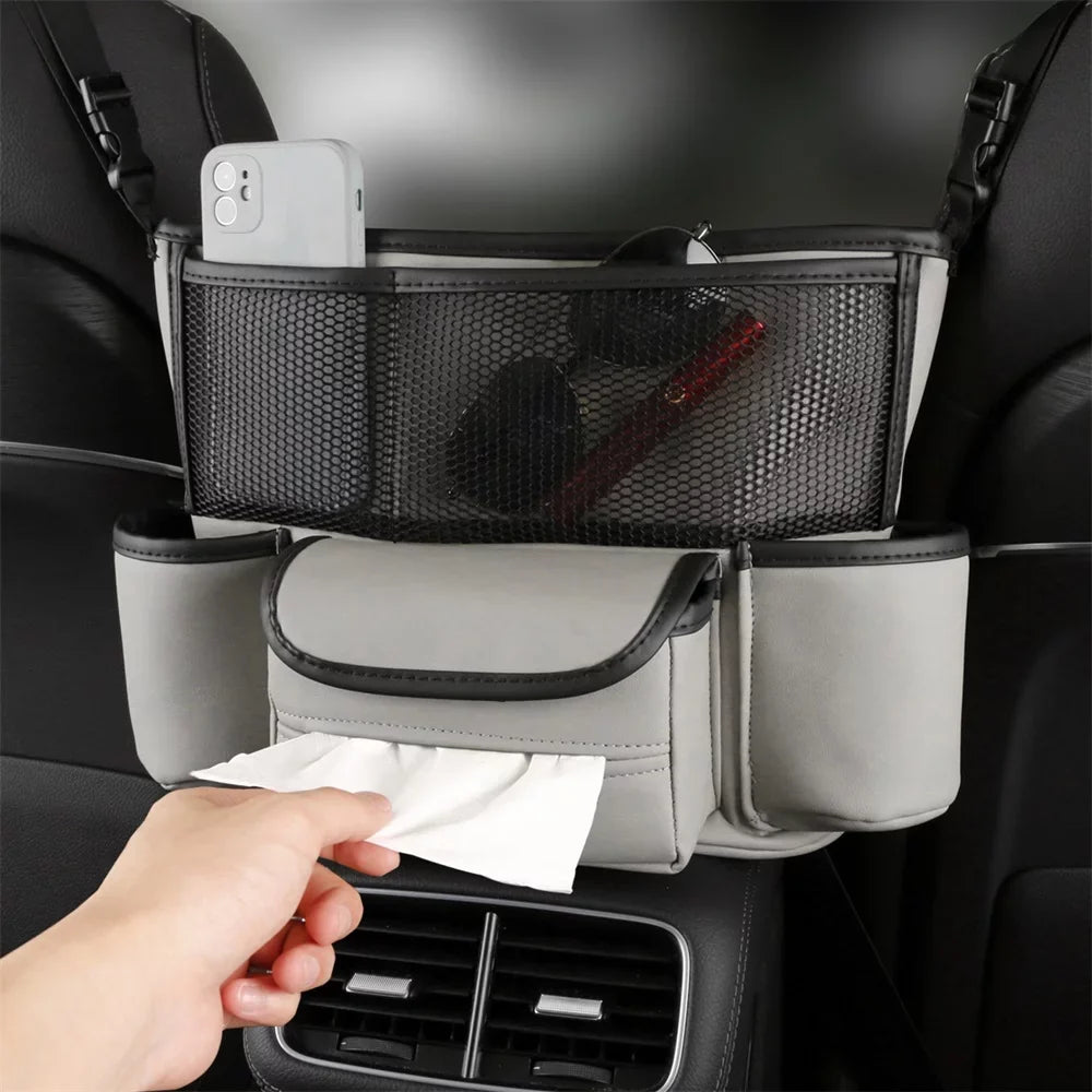 Leather Dazzduo Seat Center Leather Leather Console Storage Seat Console Car Center Car Barrier Console Center bag,Seat Car